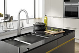Hansgrohe 72813671 Talis S High Arc Kitchen Faucet, 2-Spray Pull-Down, 1.75 GPM in Matte Black