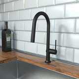 Hansgrohe 72846671 Talis N High Arc Kitchen Faucet, A-Style 2-Spray Pull-Down, 1.75 GPM in Matte Black