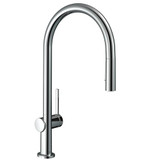 Hansgrohe 72857001 Talis N High Arc Kitchen Faucet, O-Style 2-Spray Pull-Down, 1.5 GPM in Chrome