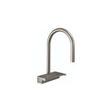 Hansgrohe 73837801 Aquno Select High Arc Kitchen Faucet, 3-Spray Pull-Down, 1.75 GPM in Steel Optic