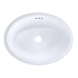 Toto Dartmouth 18-3/4" X 13-3/4" Oval Undermount Bathroom Sink, Cotton White