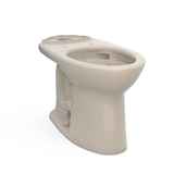 TOTO Drake Elongated Tornado Flush Toilet Bowl With Cefiontect, Bone