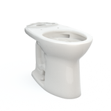 TOTO Drake Elongated Tornado Flush Toilet Bowl With Cefiontect, Colonial White