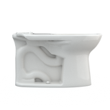 TOTO Drake Elongated Tornado Flush Toilet Bowl With Cefiontect, Colonial White