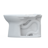TOTO Drake Elongated Tornado Flush Toilet Bowl With Cefiontect, Cotton White