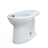 TOTO Drake Elongated Universal Height Tornado Flush Toilet Bowl With 10 Inch Rough-In And Cefiontect, Cotton White