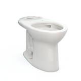 TOTO Drake Elongated Universal Height Tornado Flush Toilet Bowl With Cefiontect, Colonial White