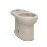 TOTO Drake Round Tornado Flush Toilet Bowl With Cefiontect, Bone