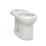 TOTO Drake Round Tornado Flush Toilet Bowl With Cefiontect, Colonial White