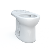 TOTO Drake Round Tornado Flush Toilet Bowl With Cefiontect, Cotton White