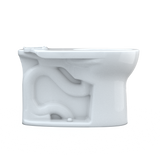 TOTO Drake Round Tornado Flush Toilet Bowl With Cefiontect, Cotton White