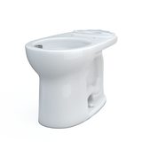 TOTO Drake Round Tornado Flush Toilet Bowl With Cefiontect, Cotton White