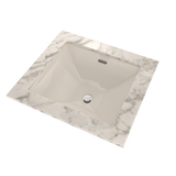 TOTO Legato Rectangular Undermount Bathroom Sink With Cefiontect, Sedona Beige