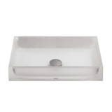 TOTO Luminist Rectangular Vessel Bathroom Sink, Frosted White