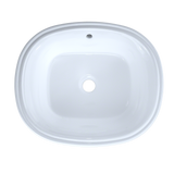 Toto Maris 17-5/8" X 14-9/16" Oval Undermount Bathroom Sink With CeFiONtect, Cotton White