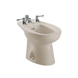 TOTO Piedmont Deck Mount Vertical Spray Flushing Rim Bidet, Bone