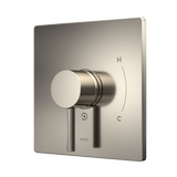 TOTO Square Pressure Balance Valve Shower Trim, Polished Nickel - Tbv01801U#Pn