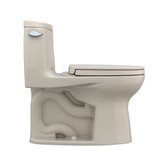 TOTO Ultramax Ii One-Piece Elongated 1.28 Gpf Universal Height Toilet With Cefiontect And Ss124 Softclose Seat, Washlet+ Ready, Bone