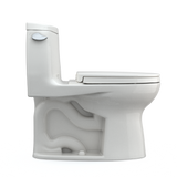 TOTO Ultramax Ii One-Piece Elongated 1.28 Gpf Universal Height Toilet With Cefiontect And Ss124 Softclose Seat, Washlet+ Ready, Colonial White