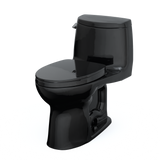 TOTO Ultramax Ii One-Piece Elongated 1.28 Gpf Universal Height Toilet With Ss124 Softclose Seat, Washlet+ Ready, Ebony