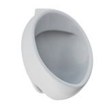 TOTO Wall-Mount Ada Compliant 0.125 Gpf Urinal With Back Spud Inlet And Cefiontect Glaze, Cotton White