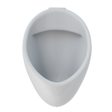 TOTO Wall-Mount Ada Compliant 0.125 Gpf Urinal With Back Spud Inlet And Cefiontect Glaze, Cotton White