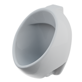 TOTO Wall-Mount Ada Compliant 0.125 Gpf Urinal With Back Spud Inlet And Cefiontect Glaze, Cotton White