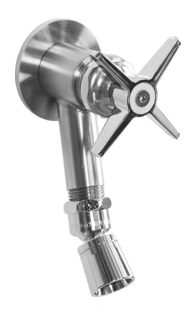 Outdoor Shower Company WMFS442CHV WALL MOUNT FOOT SHOWER