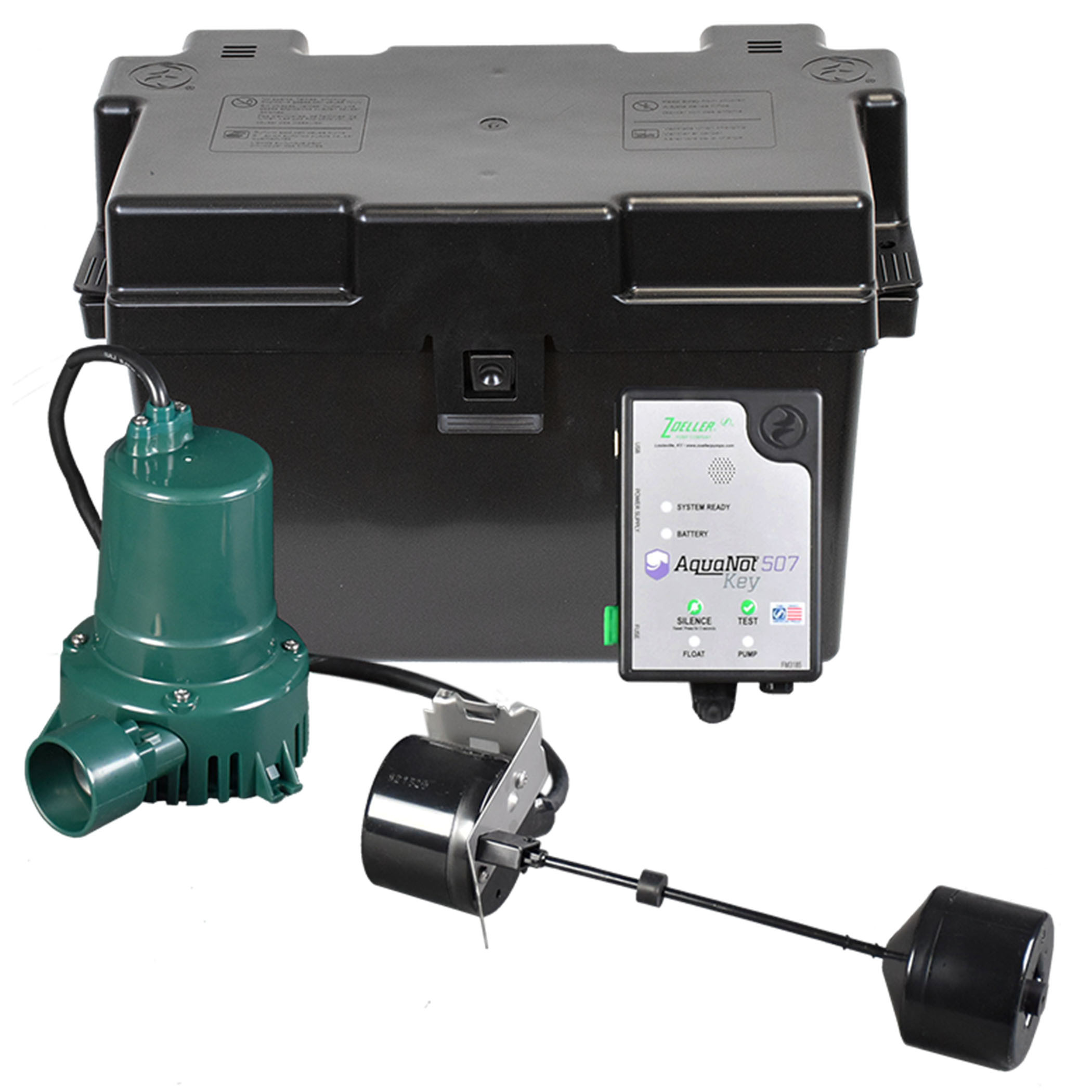 Zoeller 5070005 Basement Sentry 12 Volt DC Backup Sump Pump Model 507