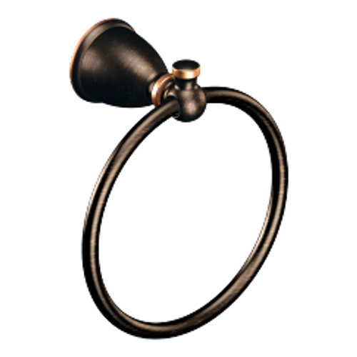 Moen Caldwell Mediterranean Bronze Towel Ring