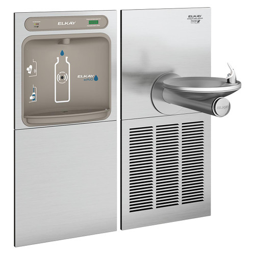 Elkay ezH2O Bottle Filling Station & SwirlFlo Single Fountain High Efficiency Filtered Refrigerated Stainless
