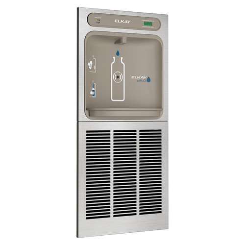 Elkay ezH2O In-Wall Bottle Filling Station with Mounting Frame High Efficiency Filtered Refrigerated Stainless