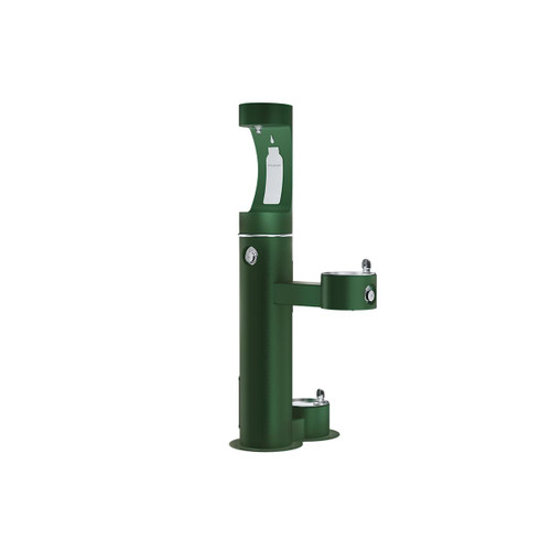 Elkay Outdoor ezH2O Upper Bottle Filling Station Bi-Level Pedestal with Pet Station NonFilter NonRefrige FreezeResist Evergreen Elkay Outdoor ezH2O Upper Bottle Filling Station Bi-Level Pedestal with Pet Station NonFilter NonRefrige FreezeResist Evergreen