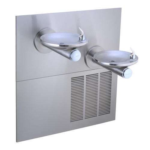 Elkay SwirlFlo Bi-level ADA Fountain with Mounting Frame Non-filtered Refrigerated Stainless Elkay SwirlFlo Bi-level ADA Fountain with Mounting Frame Non-filtered Refrigerated Stainless
