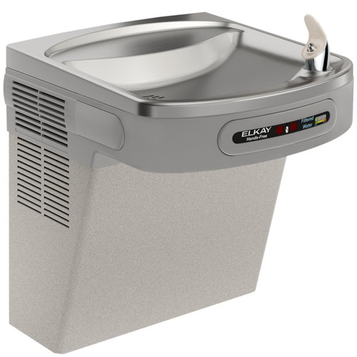 Elkay Wall Mount Hands-free Activation ADA Cooler Filtered Refrigerated Light Gray Granite Elkay Wall Mount Hands-free Activation ADA Cooler Filtered Refrigerated Light Gray Granite