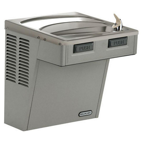 Elkay Wall Mount Mechanical Activation ADA Cooler Non-filtered Non-refrigerated Stainless