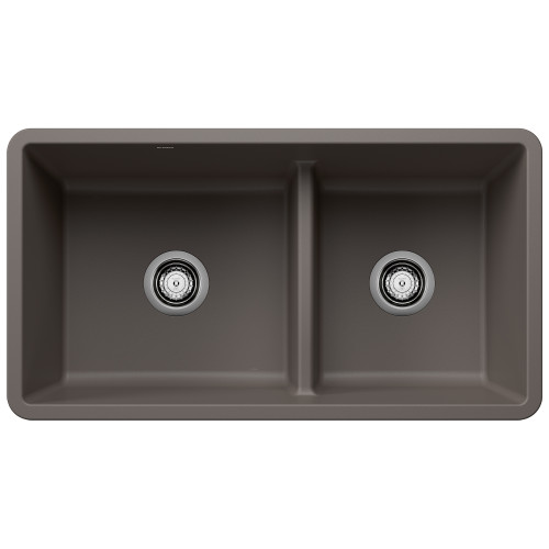 Blanco 443117: Precis Reversible 1-3/4 Low Divide Sink - Volcano Gray