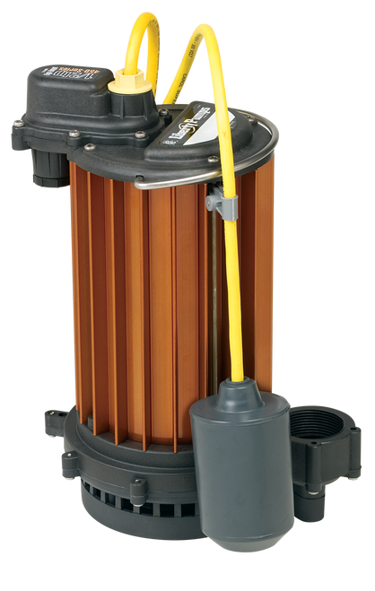 Liberty Pumps Model 453 Aluminum Energy Efficient Automatic Submersible Sump Pump, 115V, 10ft Cord