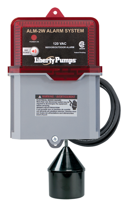 Liberty Pumps ALM-2W Indoor/Outdoor High Liquid Level Alarm 115V, 20ft Cord