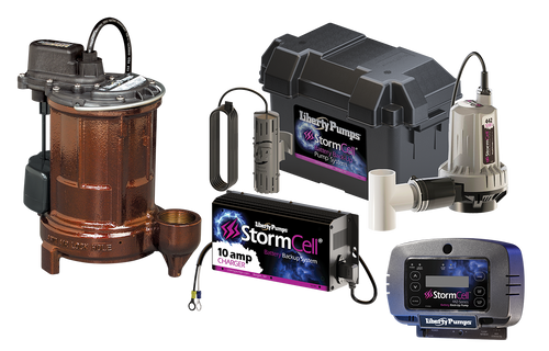 Liberty Pumps PC257-442-10A Sump Pump Combo System: Primary and Backup Pumps