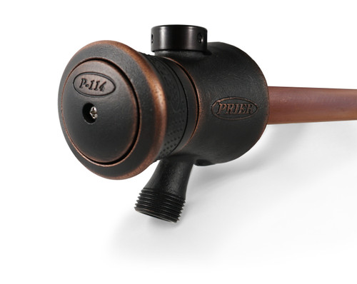 Prier P-114W 4" Cold only TrueTemp Style Hydrant, Oil Rubbed Bronze; 1/2" Wirsbo