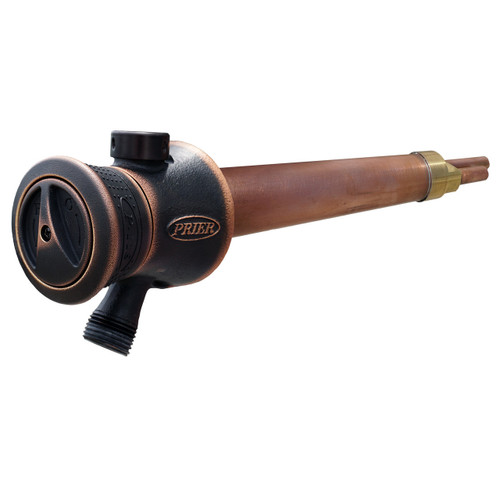 Prier P-118X 6" Single Handle Hot & Cold Mixing Hydrant, Oil Rubbed Bronze; 1/2" Crimp Pex