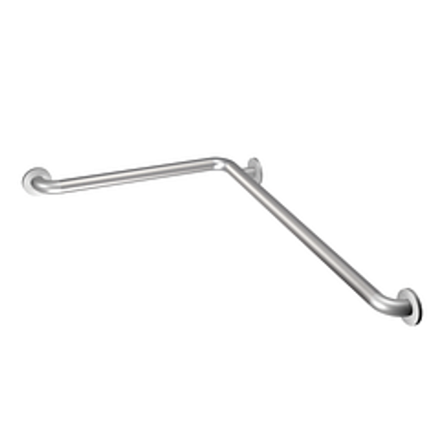 Moen 8996 Home Care Peened Peened 24" L-Shaped Grab Bar