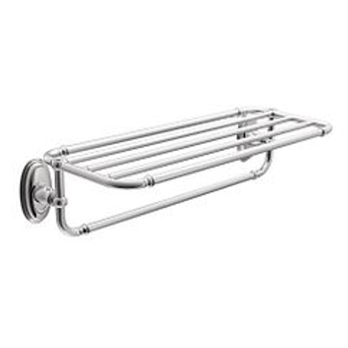 Moen YB5494CH Kingsley Chrome Towel Shelf