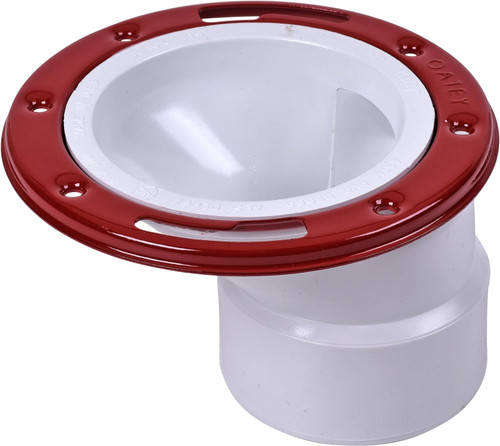 Oatey 43501 Level Fit Offset Closet Flange Metal Ring 3 or 4in.
