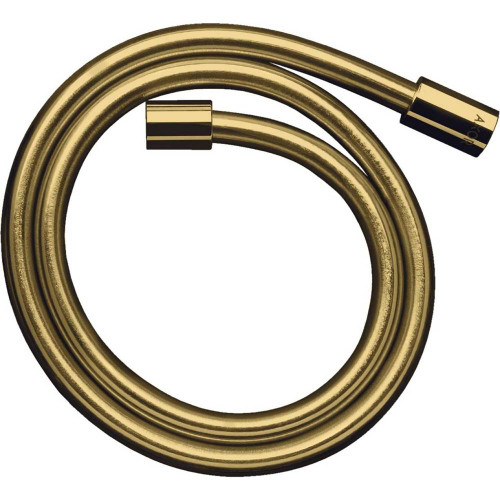 AXOR 28286990 Starck Techniflex Hose with Cylindrical Nut, 63" in Polished Gold Optic