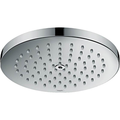 Hansgrohe 26928001 Raindance S Showerhead 180 1-Jet PowderRain, 2.5 GPM in Chrome