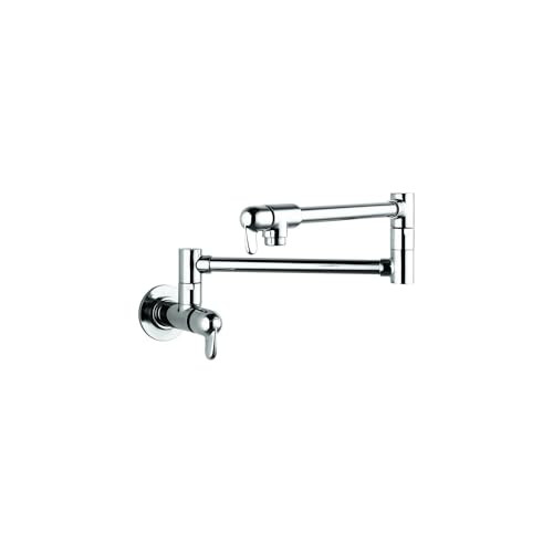 Hansgrohe 04059000 Allegro E Pot Filler, Wall-Mounted in Chrome