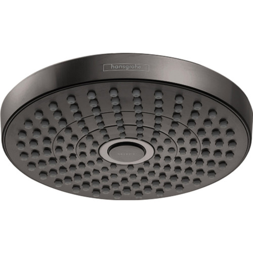 Hansgrohe 04388340 Croma Select S Shower Head 180 2-Jet, 1.8 GPM in Brushed Black Chrome