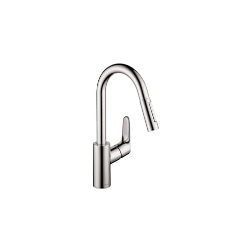 Hansgrohe 04506001 Focus Prep Kitchen Faucet, 2-Spray Pull-Down, 1.75 GPM in Chrome